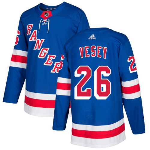 Adidas Men New York Rangers #26 Jimmy Vesey Royal Blue Home Authentic Stitched NHL Jersey->new york rangers->NHL Jersey